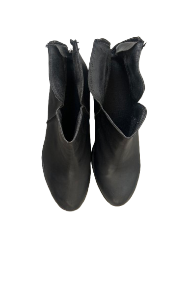Black ankle boots