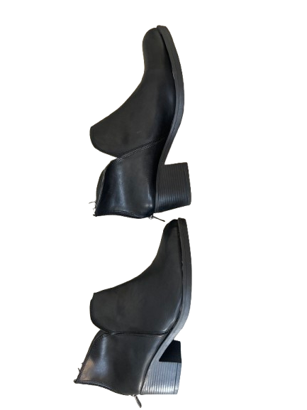 Black ankle boots